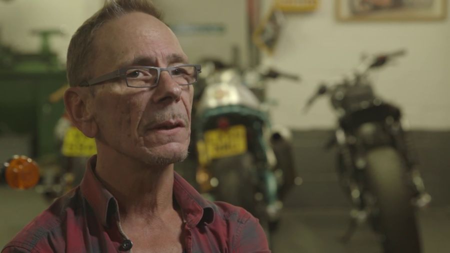 Still from the film: Ray Petty Meccanica: Ducati repair in London
